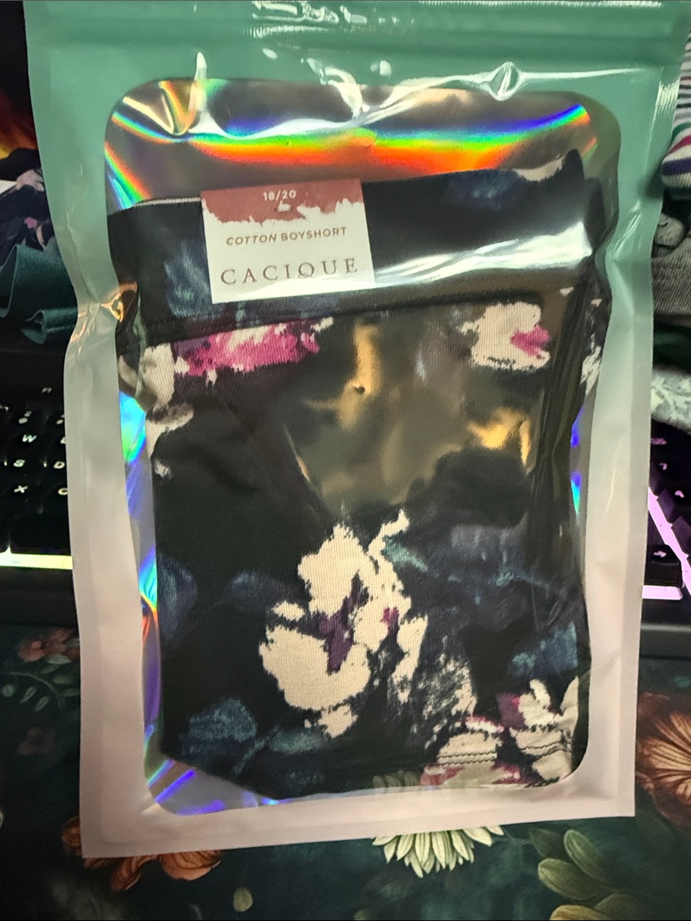 Lane Bryant Cacique 1 pair cotton boyshort 18/20 NEW W/tag